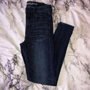 AEO Ne(x)t Level Stretch X Dark Wash Skinny Jeans